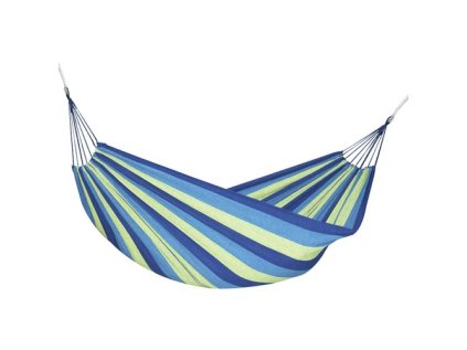 50068 7 modrozelena houpaci sit hammock pro 2 osoby 200x150 cm
