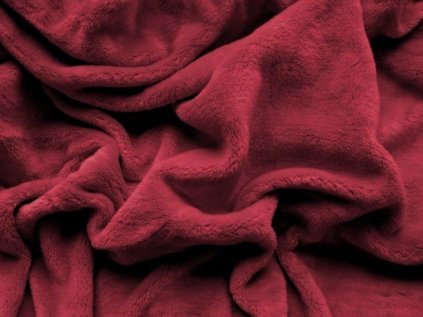 Plahta mikropliš SOFT 180x200 cm bordo