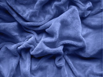 Plahta od mikropliša SOFT 90x200 cm plava