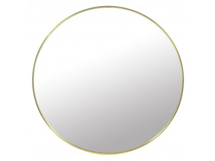 Zlaté kulaté zrcadlo LEOBERT - různé velikosti (Promjer ogledala 60 cm)
