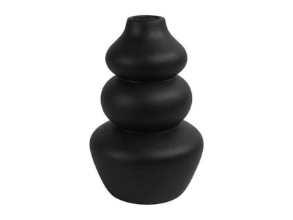56613 cerna keramicka vaza cairn 22 cm