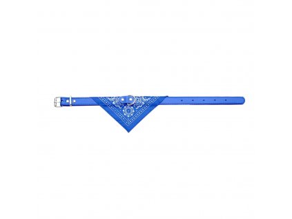 58326 modry obojek se satkem pro psa kocku hurly deluxe