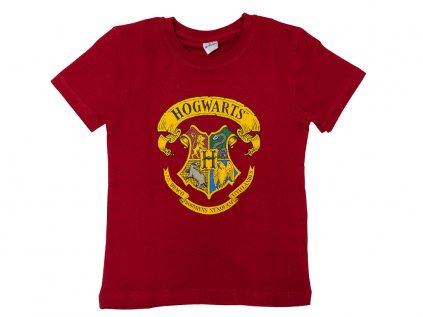 harry potter tricko cervene hogward 01