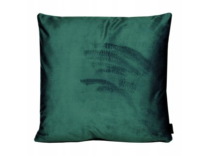 Ukrasna navlaka za jastuk VELVET 40x40 cm, tamnozelena