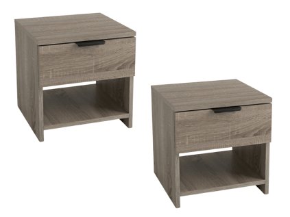 Noćni ormarići HAVANA (2 kom), hrast tartuf