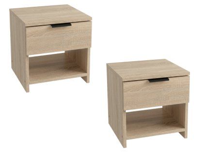 Noćni ormarići HAVANA (2 kom), sonoma hrast