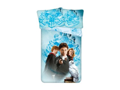 Dječja posteljina od mikrovlakana HARRY POTTER HP217 plava