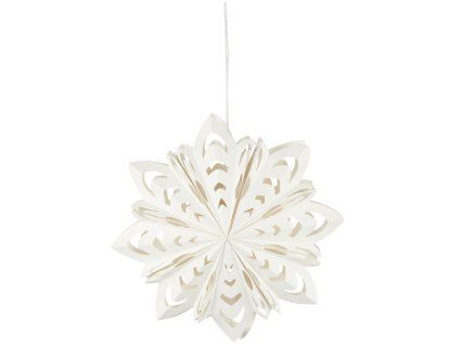 Závěsná papírová hvězda EIGHT SIDED - elegantní dekorace