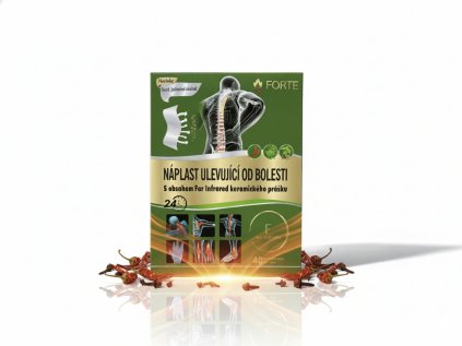 Hřejivá náplast s kapsaicinem a Far Infrared keramickým práškem 12x18cm