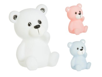 LED dětské noční světlo TEDDY 10x13,5 cm – více barev pro každý pokoj