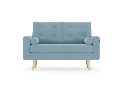 Svijetloplava dvosjedna sofa MANDI