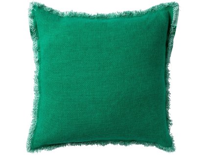 Dekorační povlak na polštář BURTO EMERALD 45x45 cm – elegantní smaragdová zelená
