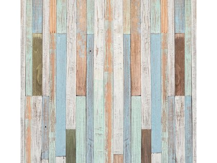Fototapeta DRIFT WOOD 275x254 cm s motivem dřeva v pastelových barvách a realistickým 3D efektem