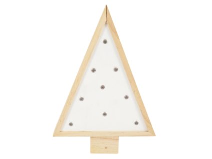 LED vánoční stromeček STARLIT TREE 36 cm, bílý s teplým světlem