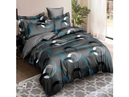 Elegantní mikroflanelové povlečení VELCERA šedé