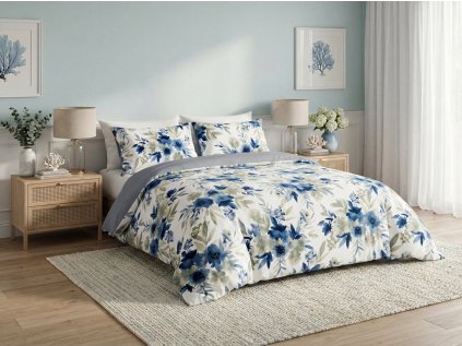 Dvostrana posteljina DUO SENSE AURELIA s uzorkom + jastučnica 40x50 cm BESPLATNO