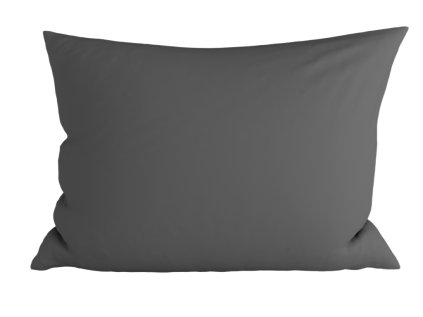 Povlak na polštář LUX 70x90 cm tmavě šedý s hotelovou kapsou