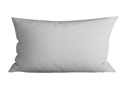 Bílý mušelínový povlak na polštář PURELY 40x80 cm pro jemný dotek