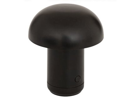 LED stolní lampa FUNGHI 11,2 cm, černá v moderním designu
