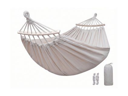 Houpací síť ZENVIO COMFORT 200x80 cm bílá s taškou zdarma
