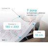Presjek madraca DELUXE 180x200 cm s valovitom pjenom, visina 10 cm