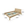 Krevet PARIS povišen 120 x 200 cm, joha