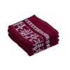 Vínový bambusový ručník BAMBOO 50 x 90 cm - 70% bambus, 30% bavlna