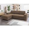 Hnědá rohová sedací souprava SPARK (Varijanta sofe Levi kut)