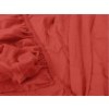 Plahta od žerseja za dječiji krevetic crvena 70 x 140 cm