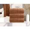 Ručník Classic 50 x 100 cm hnědý, 100% bavlna do moderní koupelny