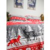 Flanel posteljina SNOWY FOREST siva