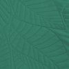 Zelený přehoz na postel se vzorem LEAVES (Dimenzije 170 x 210 cm)