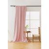 Růžový závěs OXFORD 140x250 cm (Sistem za vješanje Metalni prstenovi)