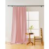 Růžový závěs OXFORD 140x250 cm (Sistem za vješanje Metalni prstenovi)