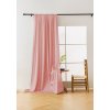 Růžový závěs OXFORD 140x250 cm (Sistem za vješanje Metalni prstenovi)