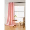 Růžový závěs OXFORD 140x250 cm (Sistem za vješanje Metalni prstenovi)