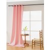Růžový závěs OXFORD 140x250 cm (Sistem za vješanje Metalni prstenovi)