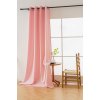 Růžový závěs OXFORD 140x250 cm (Sistem za vješanje Metalni prstenovi)