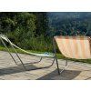 60322 4 skladaci plazove lehatko sand s tyrkysovymi pruhy