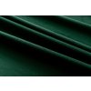 Elegantní tmavě zelené zatemňovací závěsy VELVET 140x250 cm (2 ks), kovové kroužky