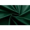 Designové tmavě zelené zatemňovací závěsy VELVET 140x250 cm (2 ks), kovové kroužky