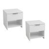 Noćni ormarići HAVANA (2 kom), bijeli