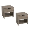 Noćni ormarići HAVANA (2 kom), hrast tartuf