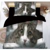 3D povlečení MOUROVATÁ KOČKA pro milovníky koček