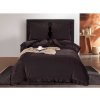 Luxusní povlečení mikroplyš KOLANTE tmavě hnědé s elegantním designem