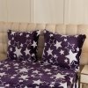 Elegantní povlečení mikroplyš HVĚZDY fialové do každého interiéru