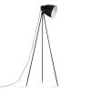 24447 cerna kovova stojaci lampa cinda typ 5