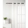 Stylový bílý závěs TASMA se vzorem 140x250 cm