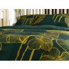 Luxusní mikroplyšové povlečení VENECIA zelené