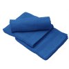 Kvalitetni kraljevsko plavi ručnik ELEGANZA 50x100 cm s elegantnim rubom, 100% čisti pamuk